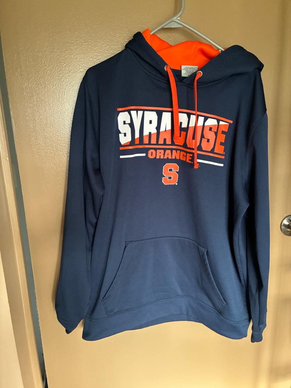 Syracuse Orange Hoodie Navy Blue Size L